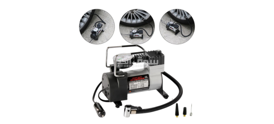 Air Compresseur et Gonfleur de pneu DC 12V prise allume ci-gare - 3